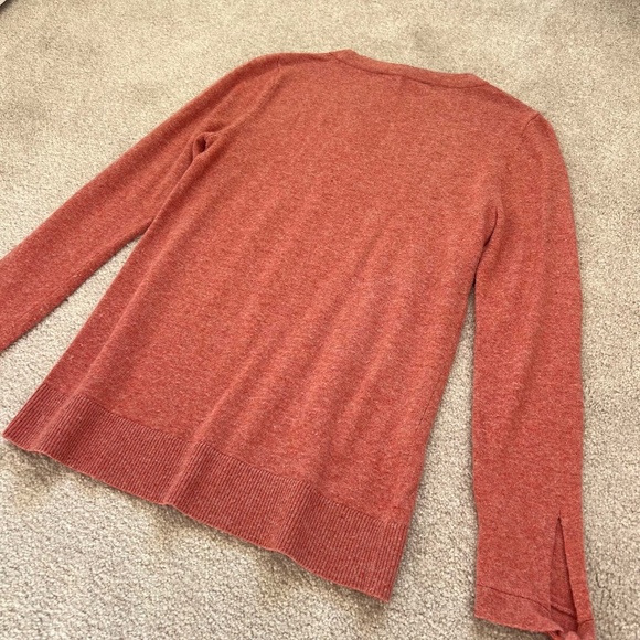 Ann Taylor LOFT Dusty Rose Terracotta Pink Crew Neck Sweater Size XSP - Picture 8 of 11